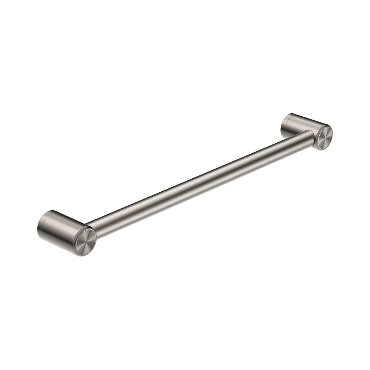 An image of Nero Tapware Mecca Care 32mm Grab Rail 600mm Brushed Nickel