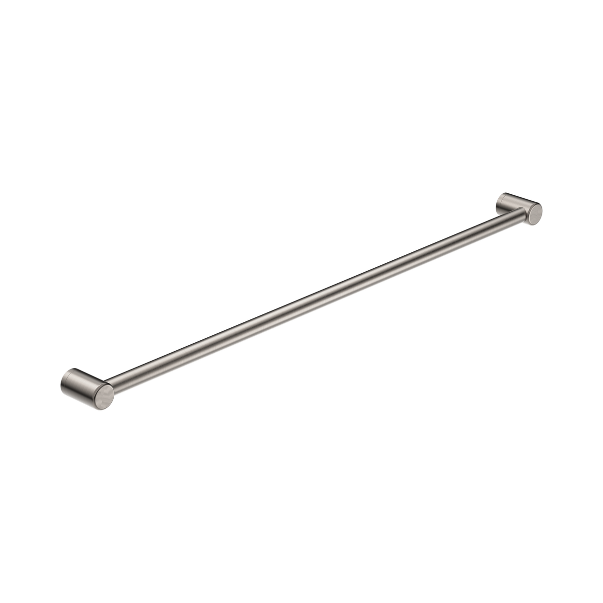 An image of Nero Tapware Mecca Care 32mm Grab Rail 1200mm Brushed Nickel