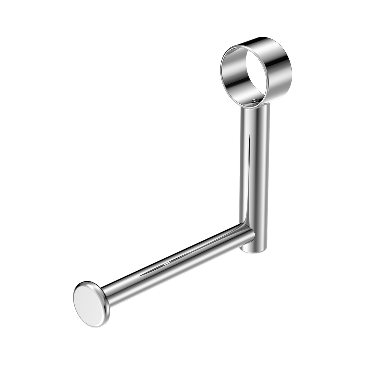 An image of Nero Tapware Mecca Care Add On Toilet Roll Holder Chrome