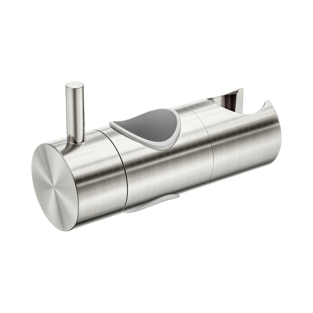 An image of Nero Tapware Slider For Mecca Care 25mm Grab Rail And Adjustable Shower Rail Set 900mm Brushed Nickel