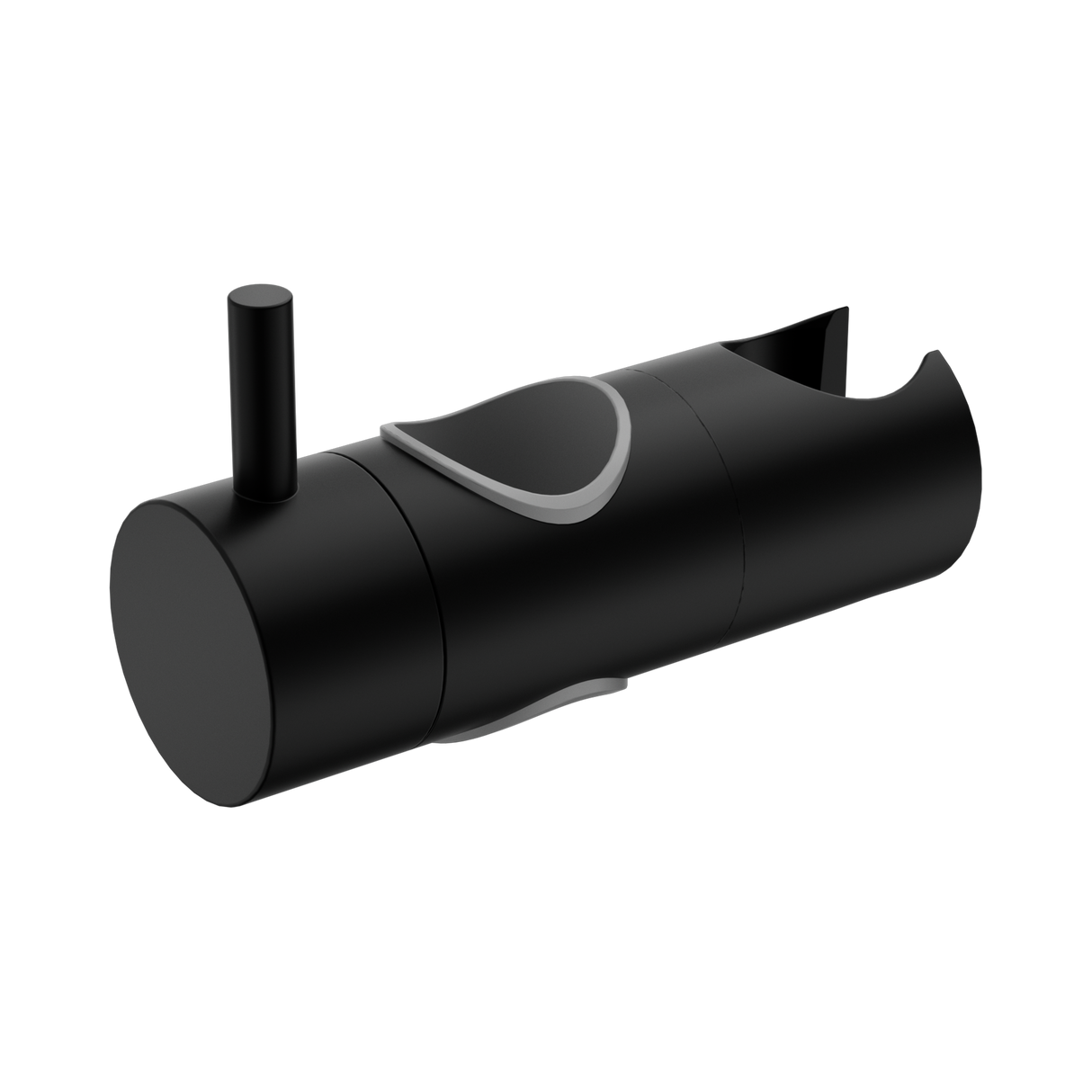 An image of Nero Tapware Slider For Mecca Care 25mm Grab Rail And Adjustable Shower Rail Set 900mm Matte Black