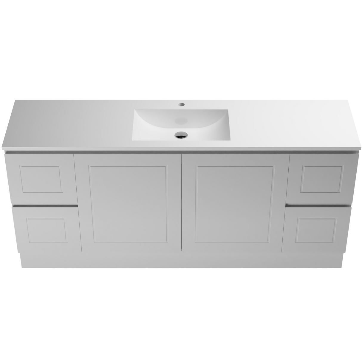 Nevada Classic Vanity 1800mm Centre Bowl Regal Top Floor standing (NVC-V-1800-C-REG-F)