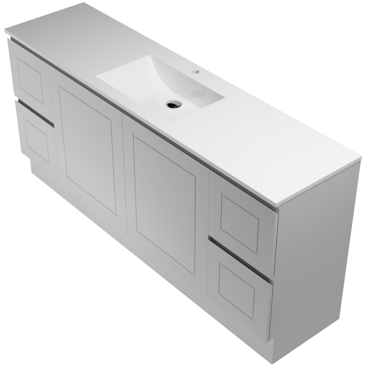 Nevada Classic Vanity 1800mm Centre Bowl Regal Top Floor standing (NVC-V-1800-C-REG-F)