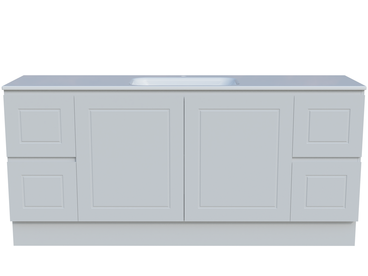 Nevada Classic Vanity 1800mm Centre Bowl Stadium Top Floor standing (NVC-V-1800-C-STD-F)