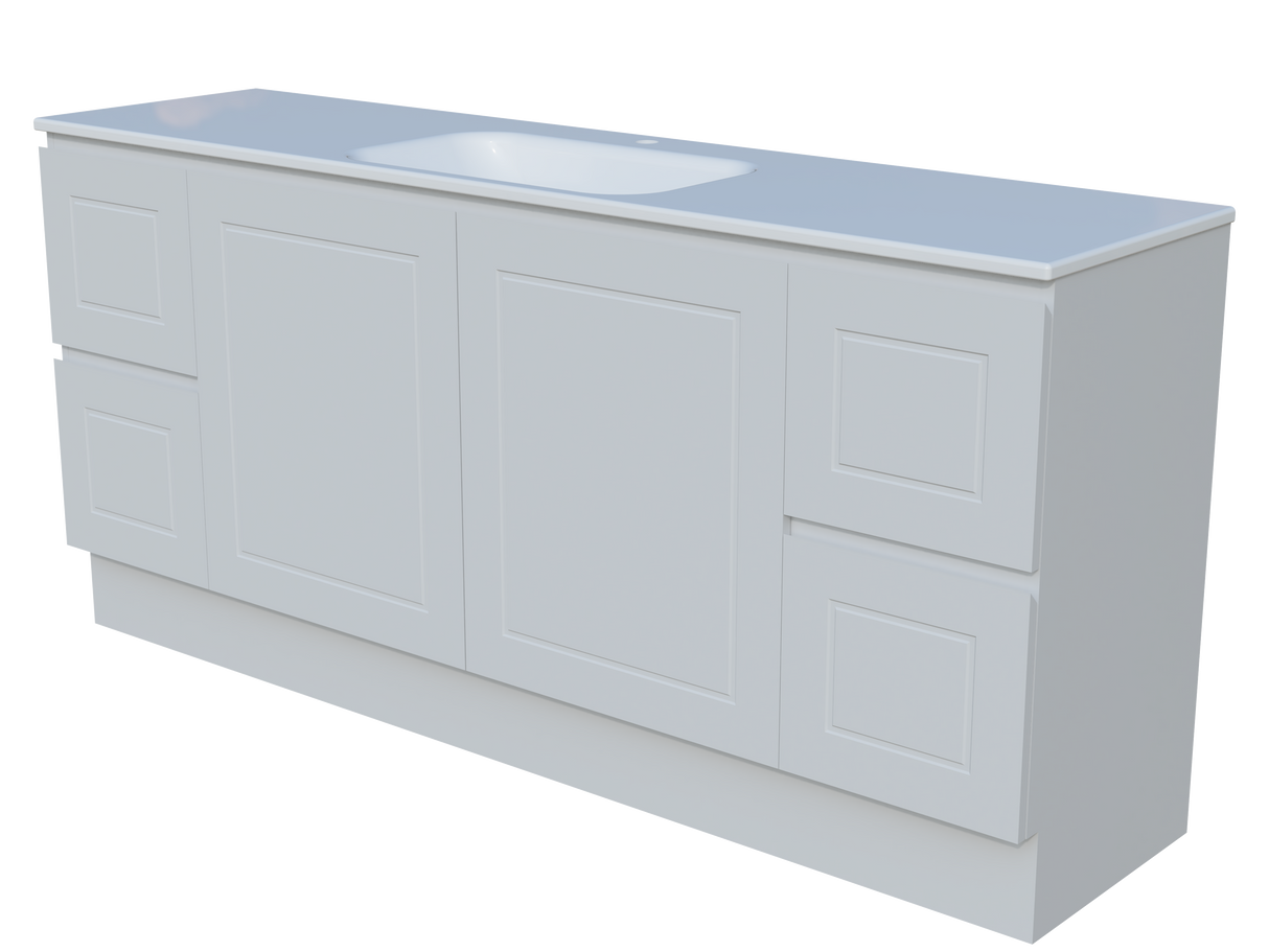 Nevada Classic Vanity 1800mm Centre Bowl Stadium Top Floor standing (NVC-V-1800-C-STD-F)