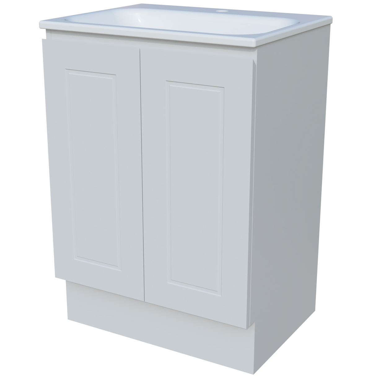 Nevada Classic Vanity 600mm Centre Bowl Stadium Top Floor standing (NVC-V-600-C-STD-F)
