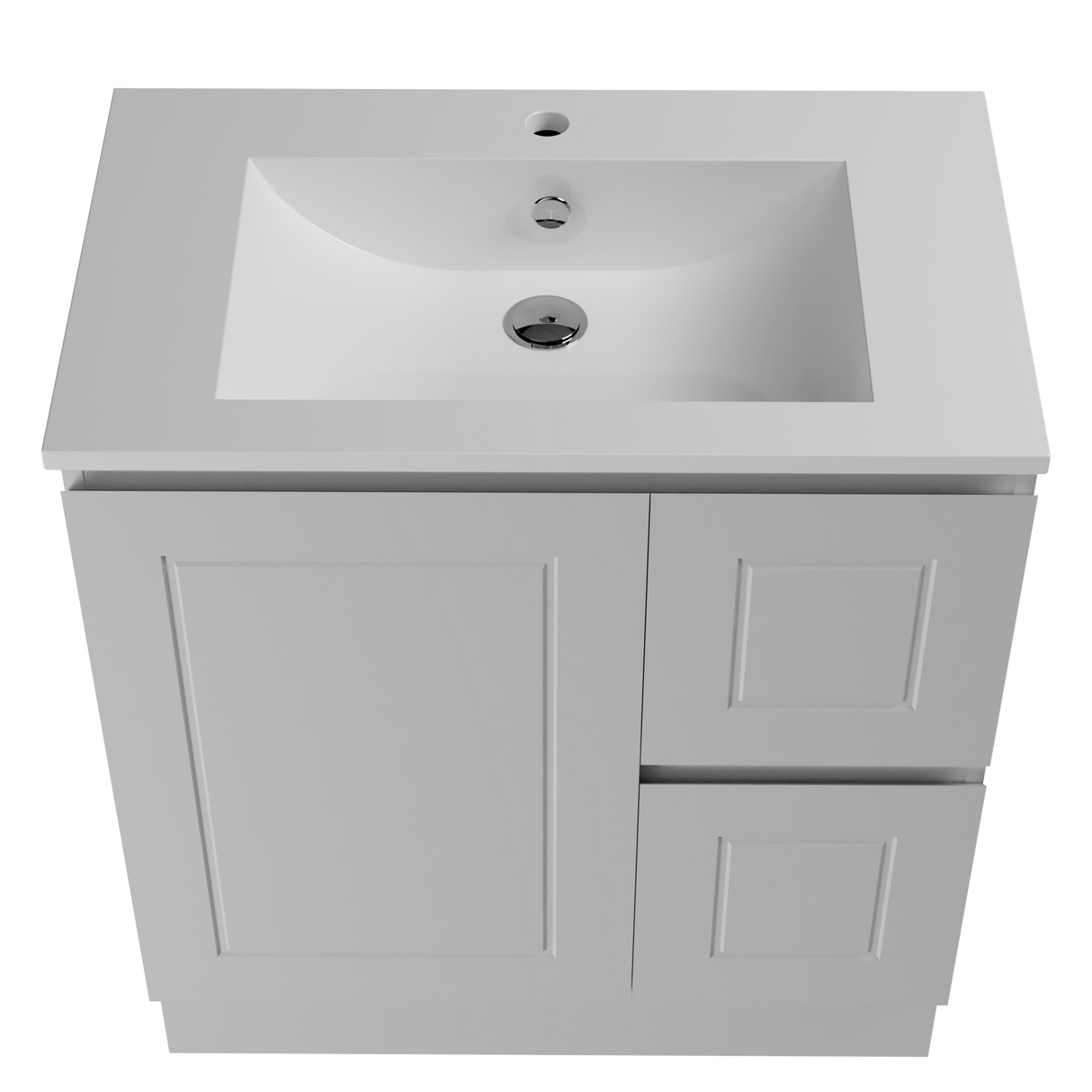 Nevada Classic Vanity 750mm Centre Bowl Alpha Top Floor standing (NVC-V-750-C-APH-F)