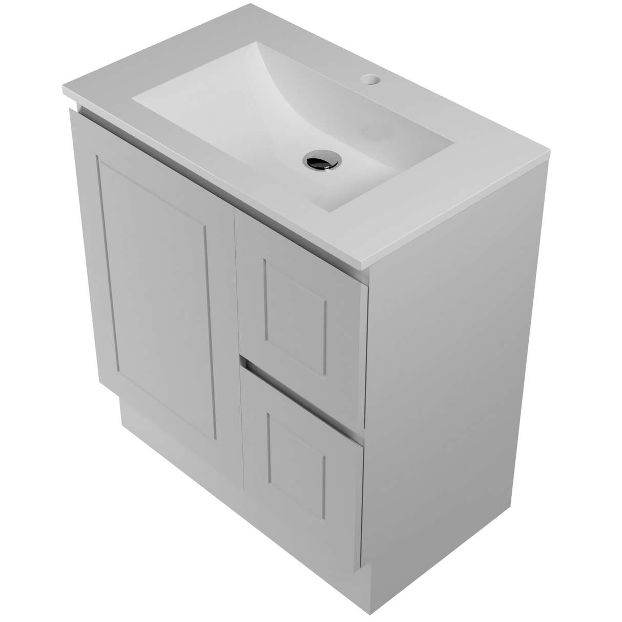 Nevada Classic Vanity 750mm Centre Bowl Regal Top Floor standing (NVC-V-750-C-REG-F)