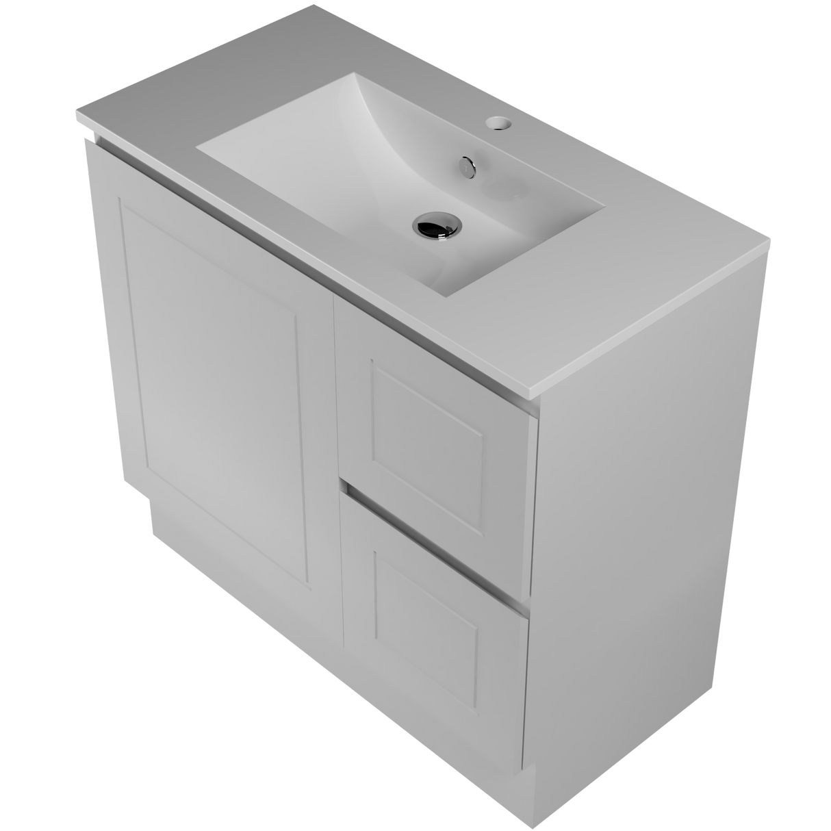 Nevada Classic Vanity 900mm Centre Bowl Alpha Top Floor standing (NVC-V-900-C-APH-F)