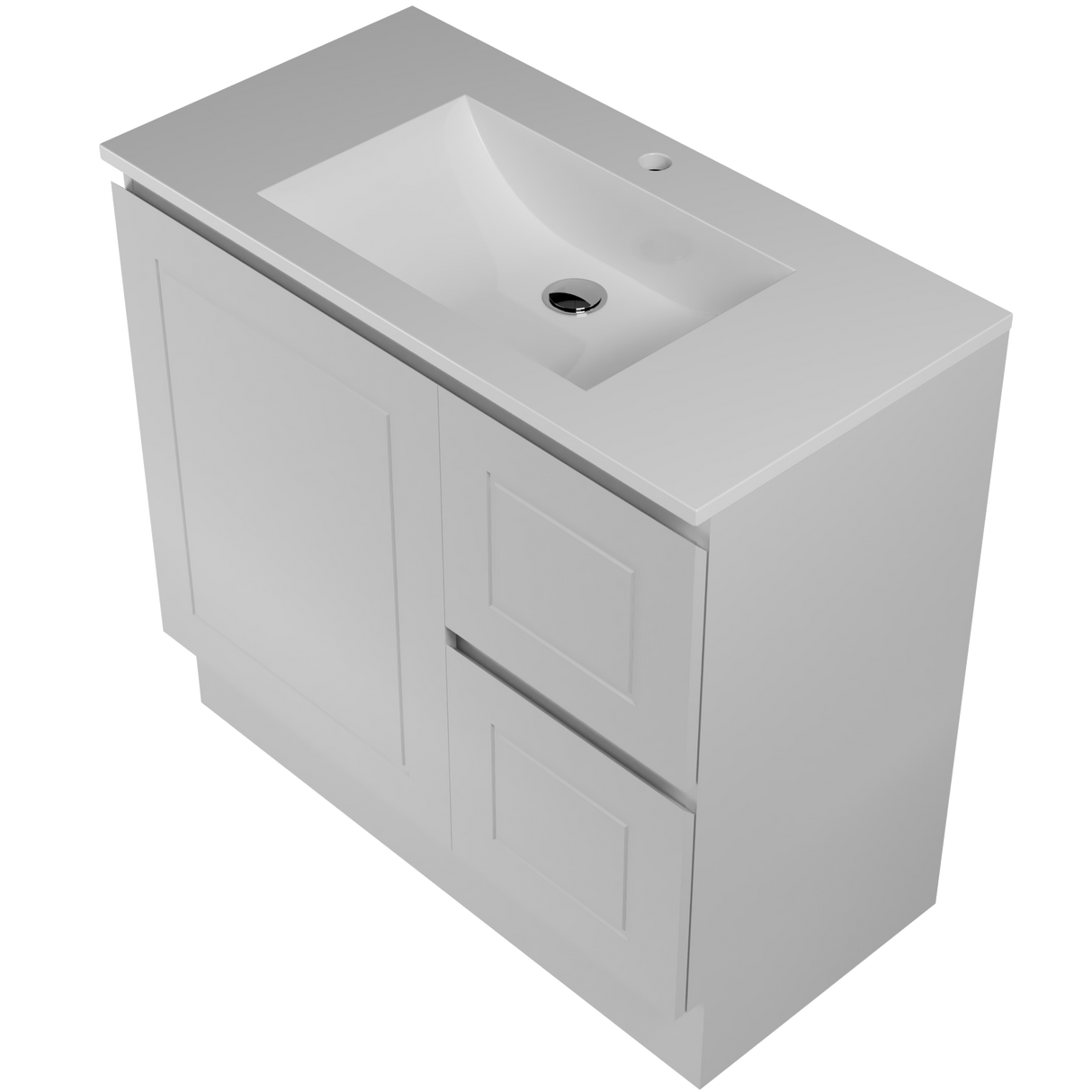 Nevada Classic Vanity 900mm Centre Bowl Regal Top Floor standing (NVC-V-900-C-REG-F)