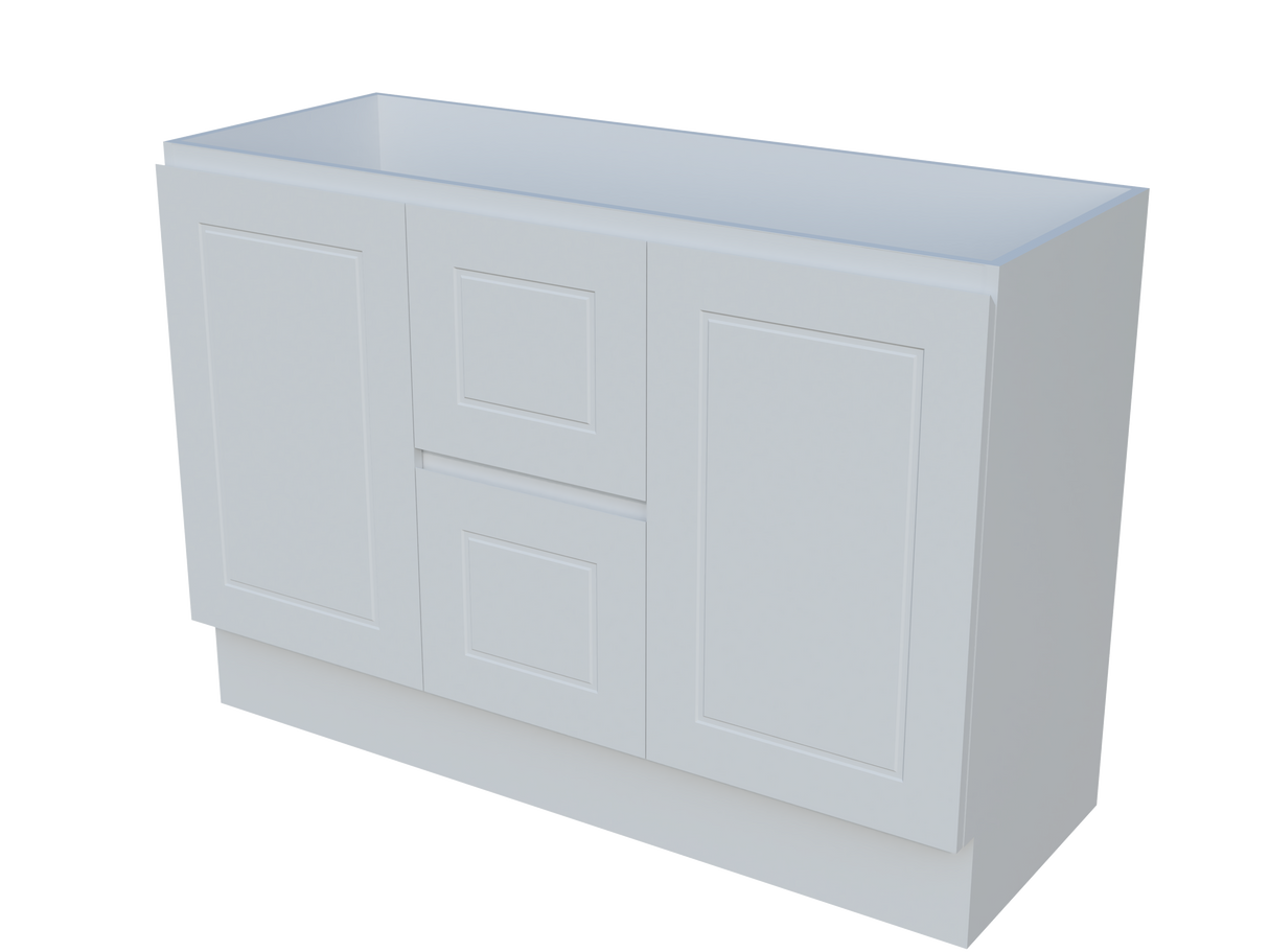 Nevada Classic Cabinet Only 1200mm Double Bowl Floor standing