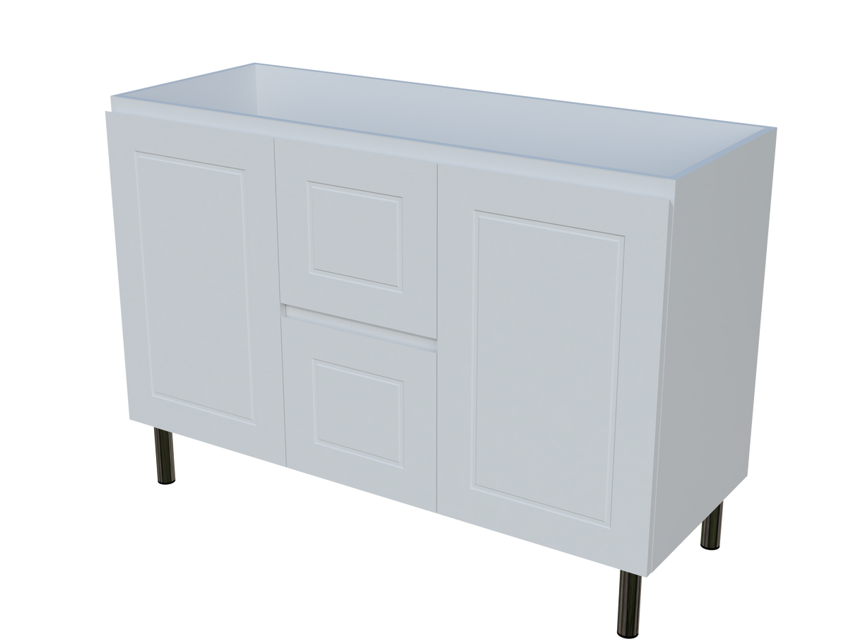 Nevada Classic Cabinet Only 1200mm Left Bowl On Legs