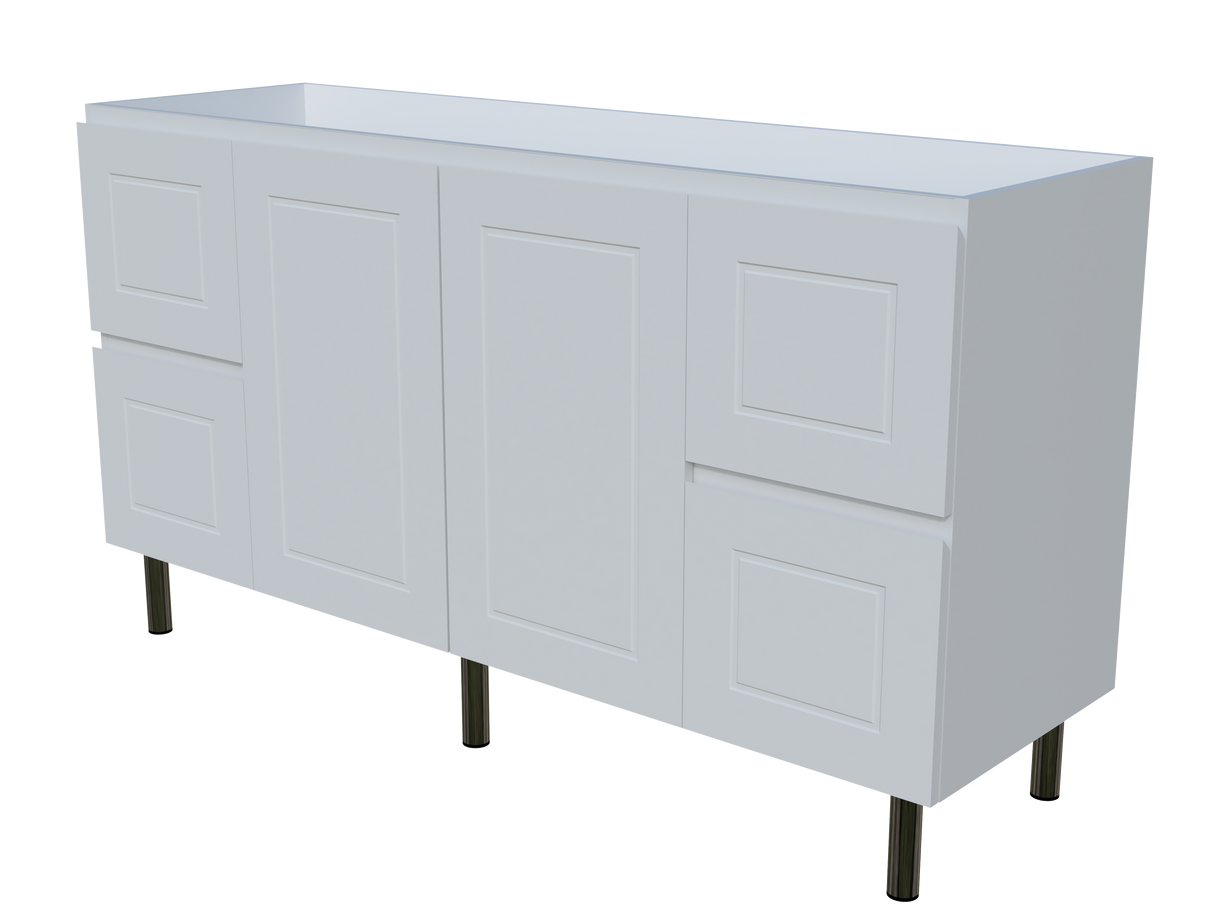 Nevada Classic Cabinet Only 1500mm Right Bowl On Legs