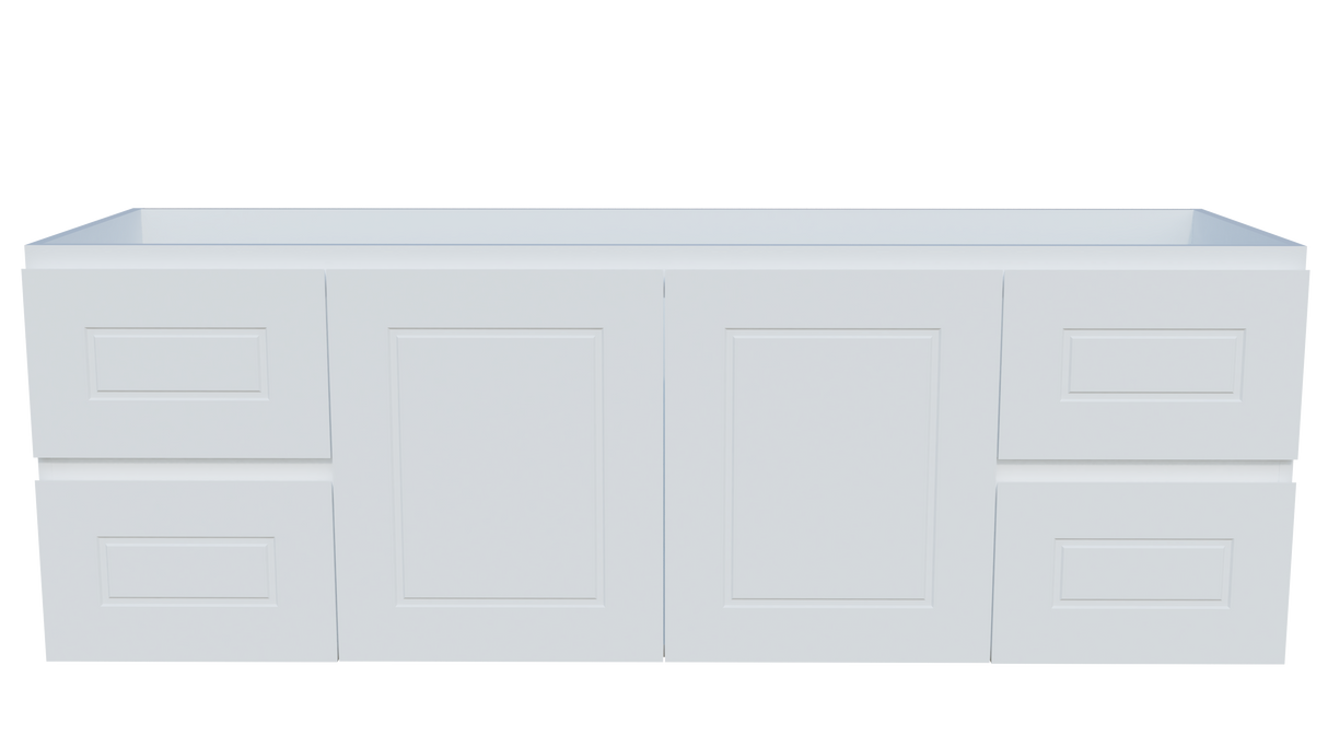 Nevada Classic Cabinet Only 1500mm Left Bowl Wall hung