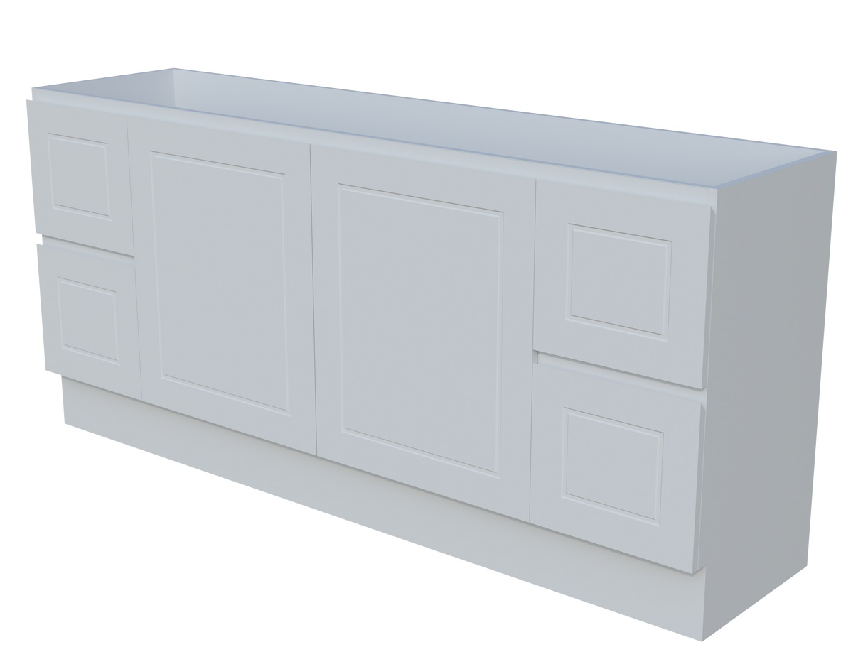 Nevada Classic Cabinet Only 1800mm Centre Bowl Floor standing