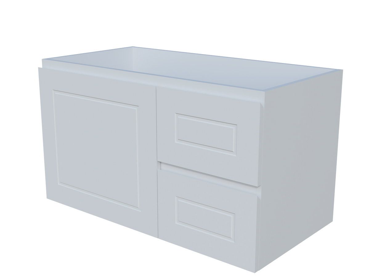 Nevada Classic Cabinet Only 900mm Centre Bowl Wall hung
