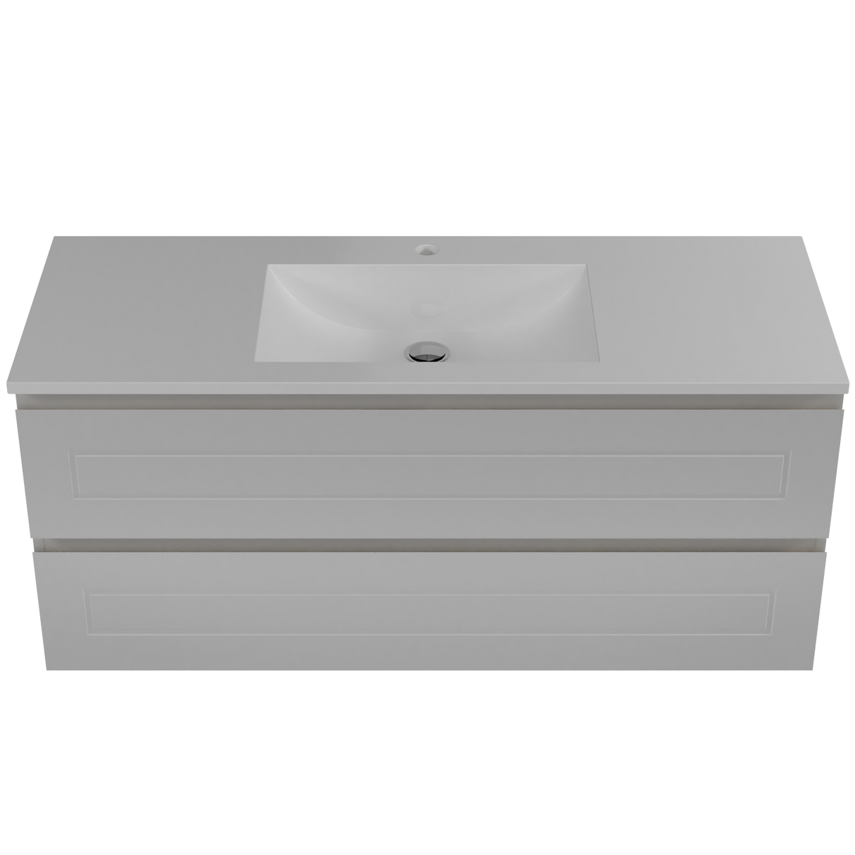 Nevada Plus Classic Vanity 1200mm Centre Bowl Regal Top Wall hung (NVPC-V-1200-C-REG-W)