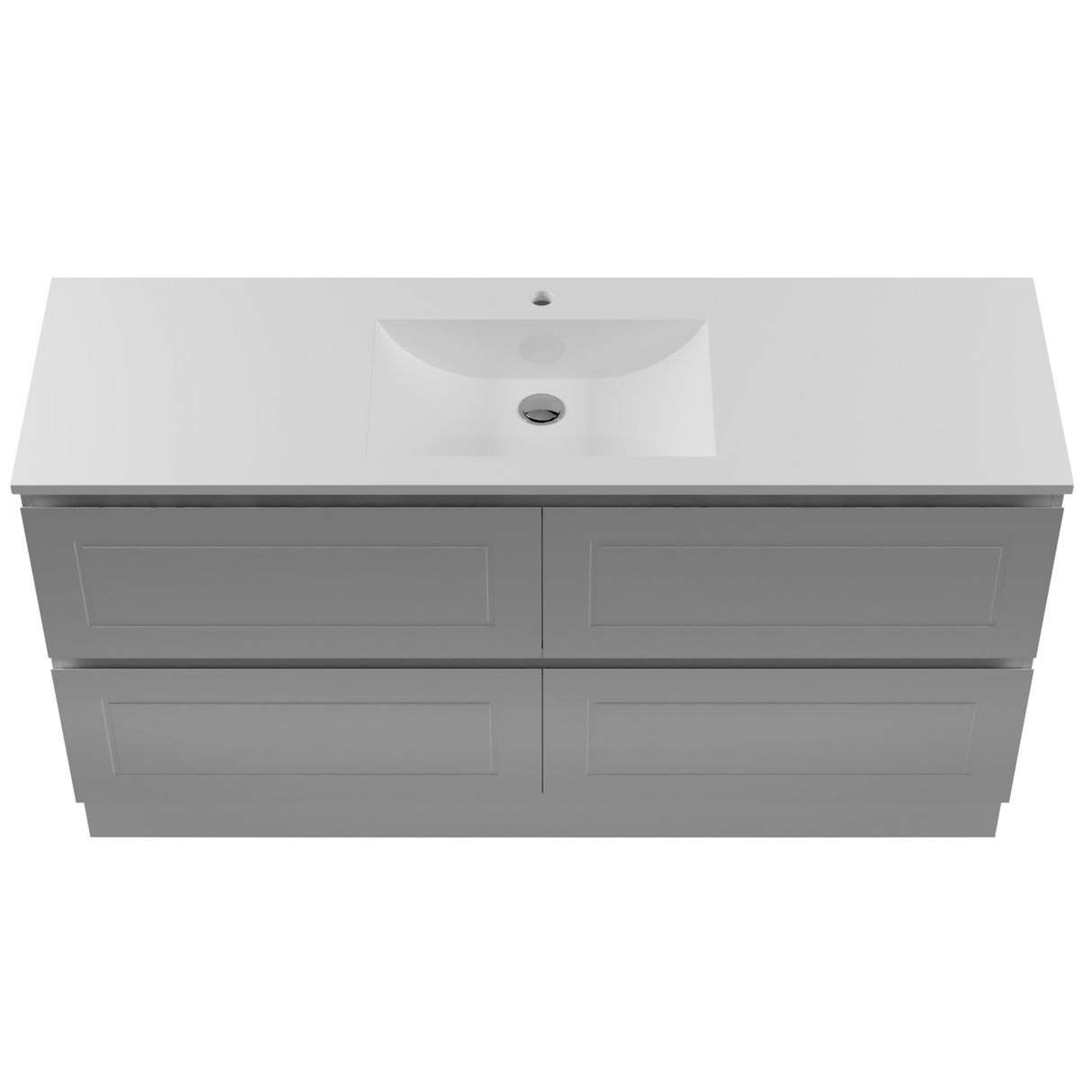 Nevada Plus Classic Vanity 1500mm Centre Bowl Regal Top Floor standing (NVPC-V-1500-C-REG-F)