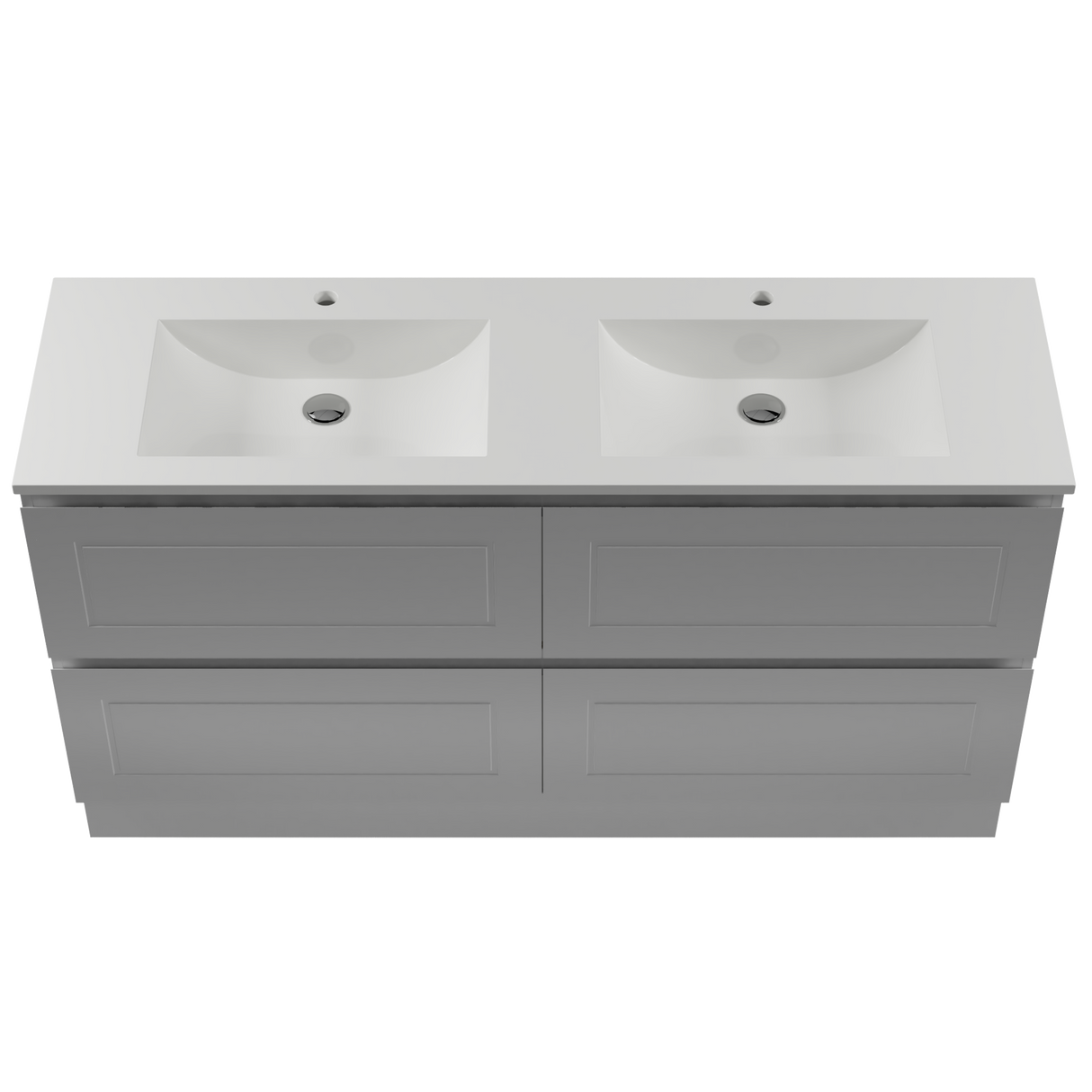 Nevada Plus Classic Vanity 1500mm Double Bowl Regal Top Floor standing (NVPC-V-1500-D-REG-F)