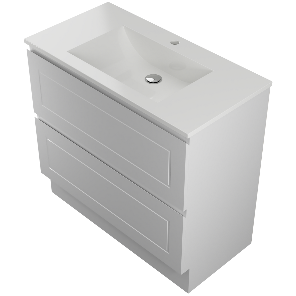 Nevada Plus Classic Vanity 900mm Centre Bowl Regal Top Floor standing (NVPC-V-900-C-REG-F)