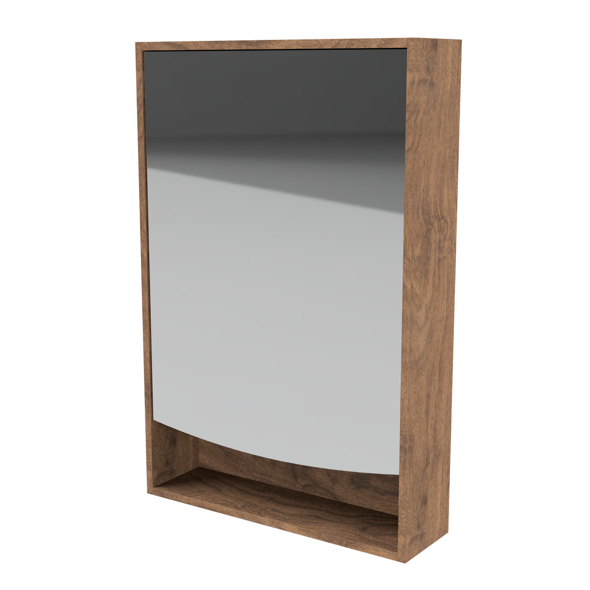 Pure Bliss Mirror Cabinet 600mm Single Door Gold Collection (PBS-SC-600-S-G)
