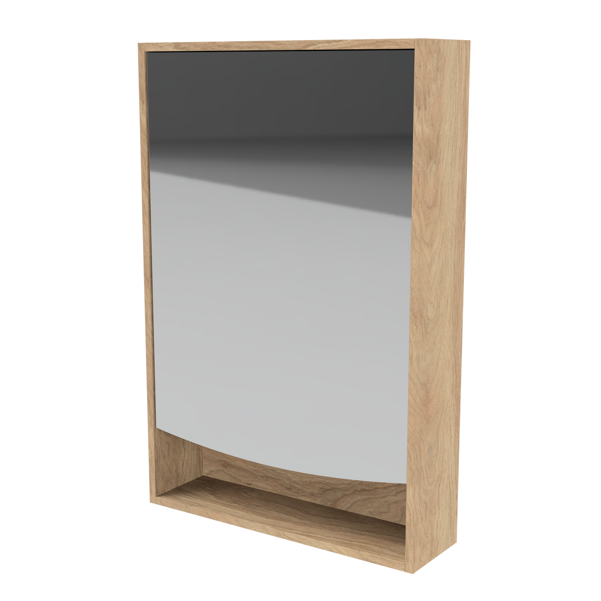 Pure Bliss Mirror Cabinet 600mm Single Door Gold Collection (PBS-SC-600-S-G)