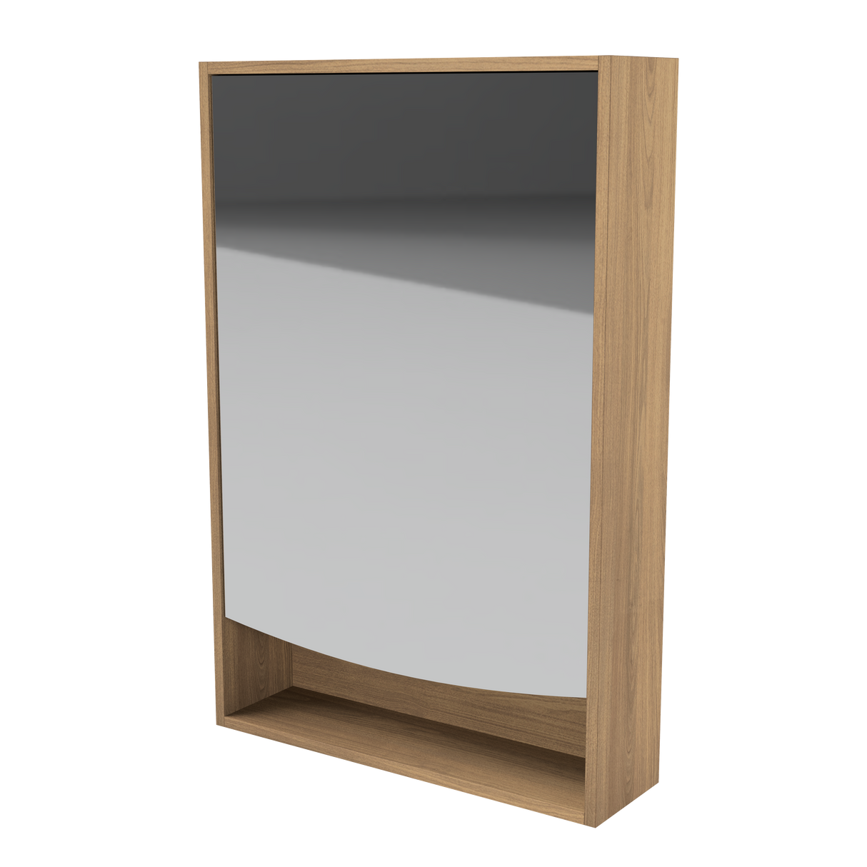 Pure Bliss Mirror Cabinet 600mm Single Door Gold Collection (PBS-SC-600-S-G)