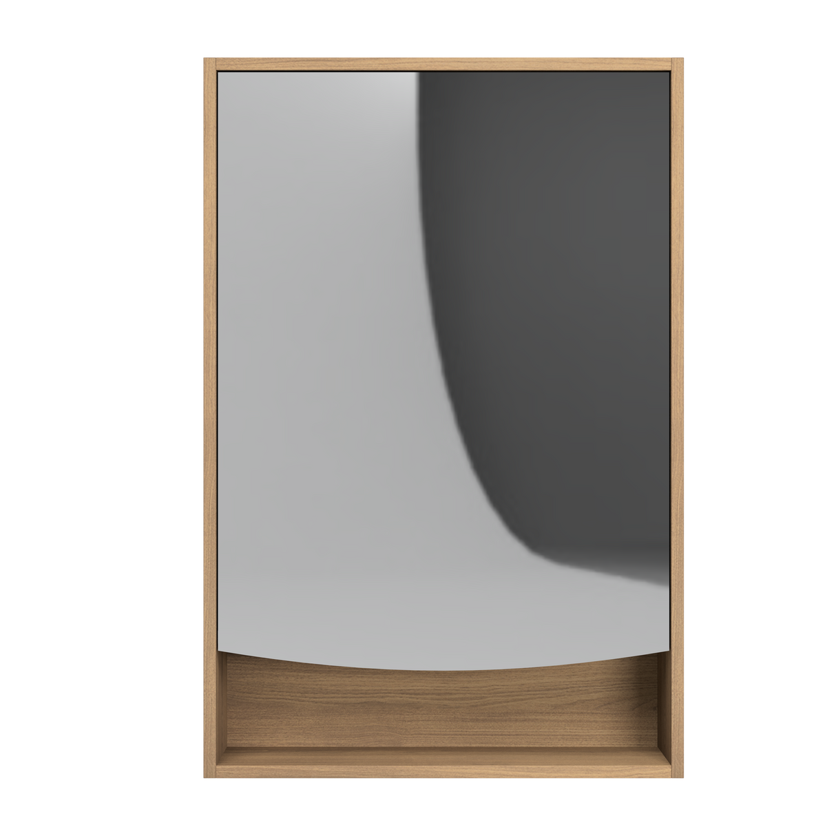 Pure Bliss Mirror Cabinet 600mm Single Door Gold Collection (PBS-SC-600-S-G)