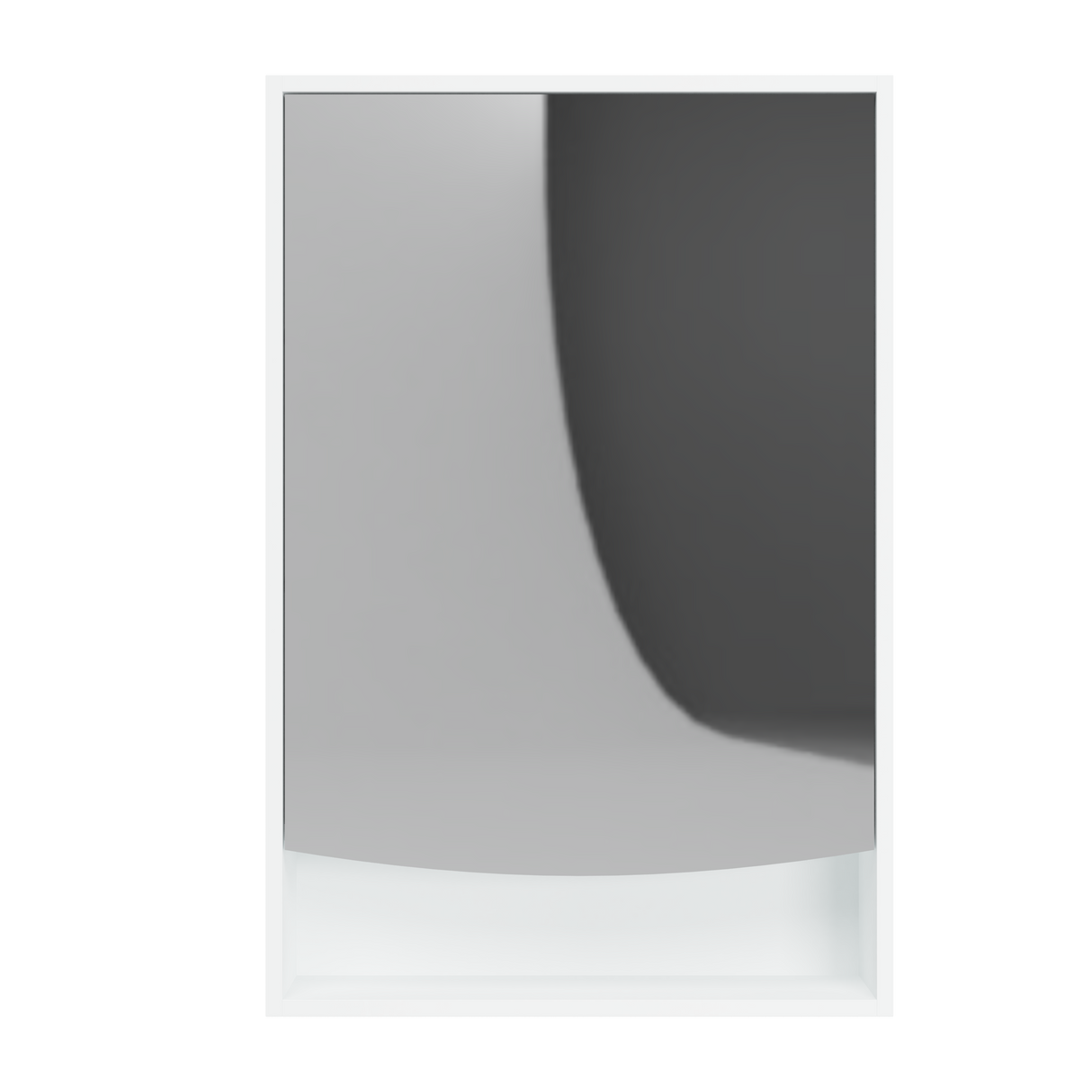 Pure Bliss Mirror Cabinet 600mm Single Door Gold Collection (PBS-SC-600-S-G)