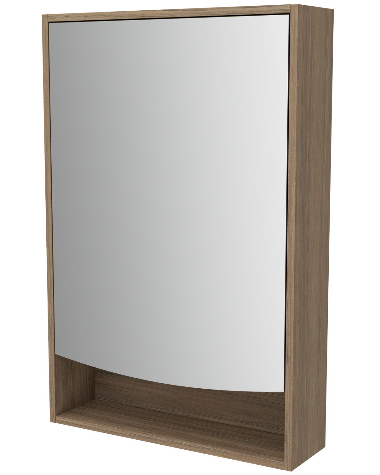 Pure Bliss Mirror Cabinet 600mm Single Door Platinum Collection (PBS-SC-600-S-P)