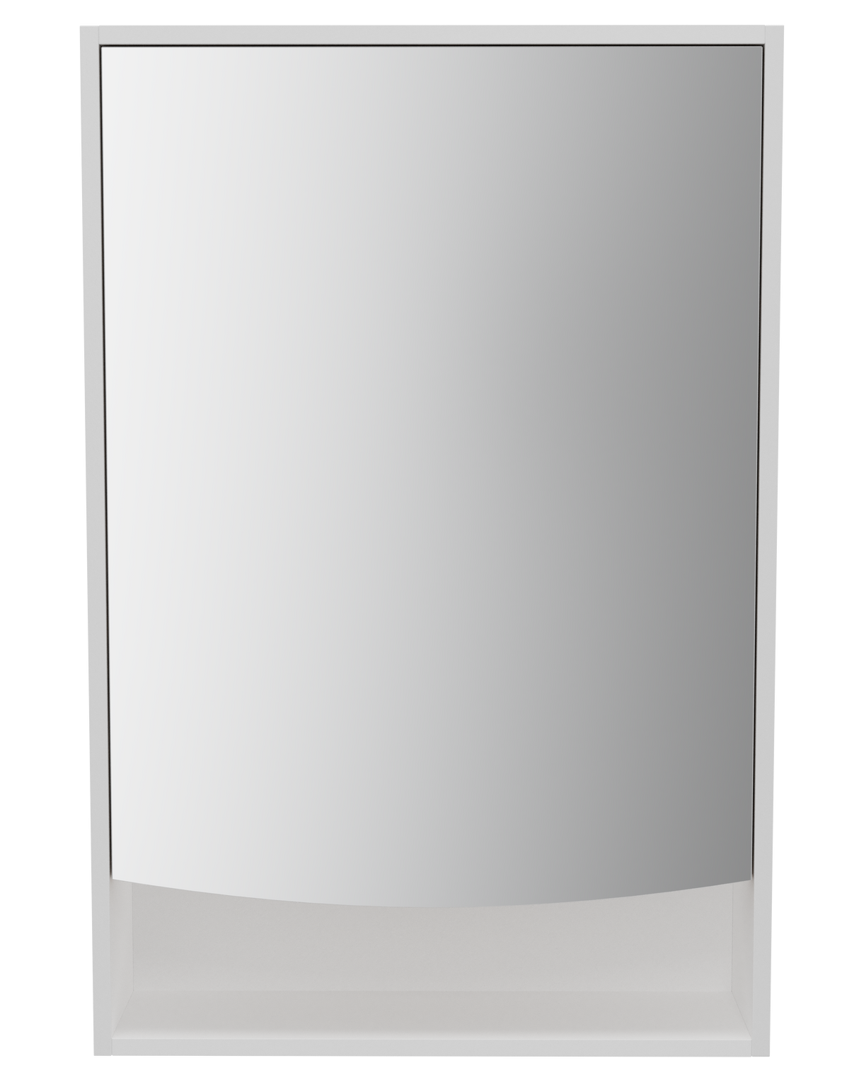 Pure Bliss Mirror Cabinet 600mm Single Door Platinum Collection (PBS-SC-600-S-P)