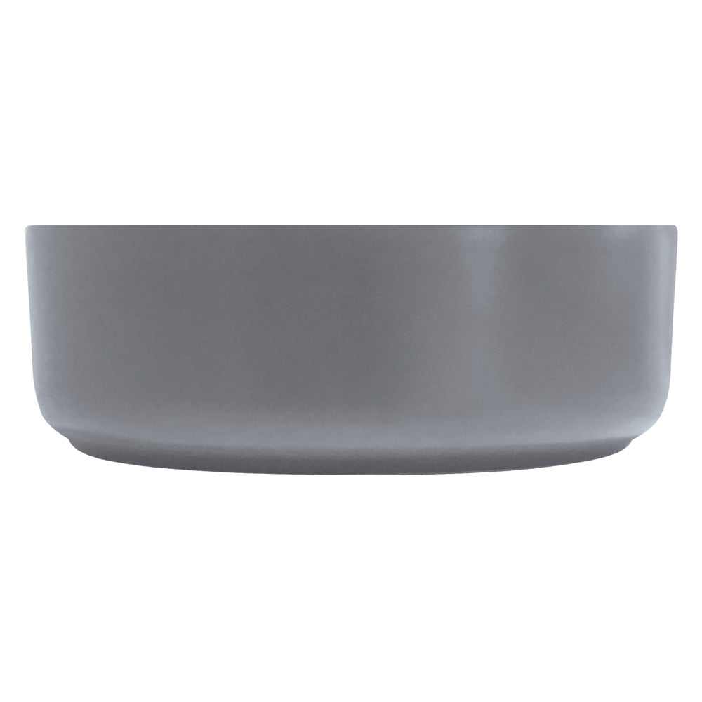 Reba Above Counter Basin, Matte Light Grey