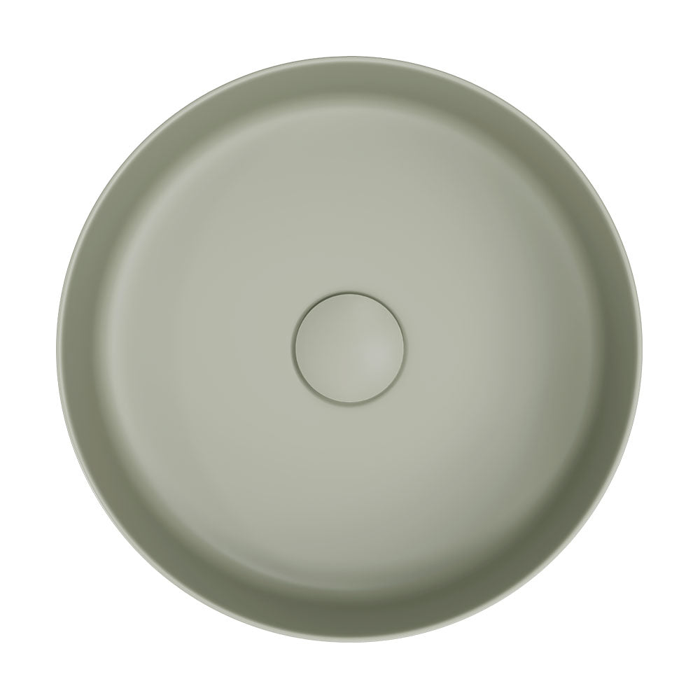 Reba Above Counter Basin, Matte Olive
