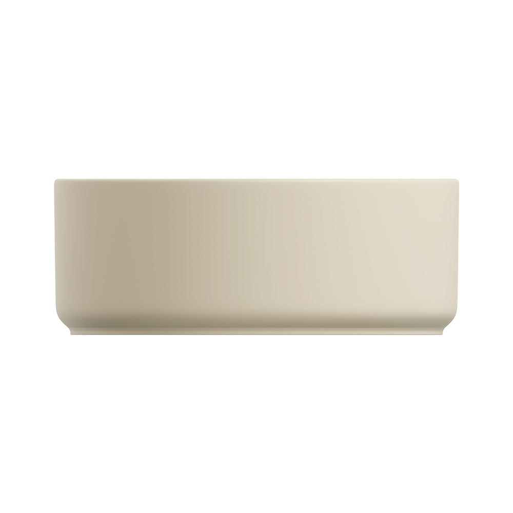 Reba Luxe Above Counter Basin, Matte Khaki