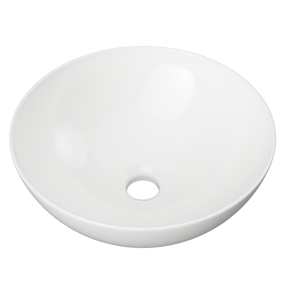 An image of Timberline's Rose Basin 320mm White Gloss
