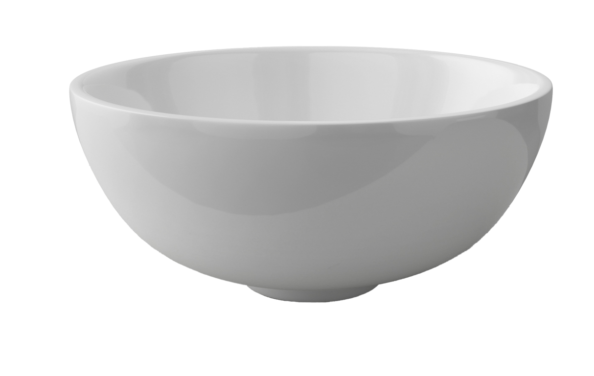 An image of Timberline's Rose Basin 320mm White Gloss