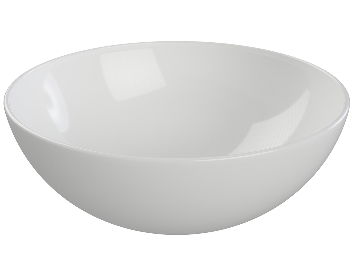 An image of Timberline's Rose Basin 320mm White Gloss