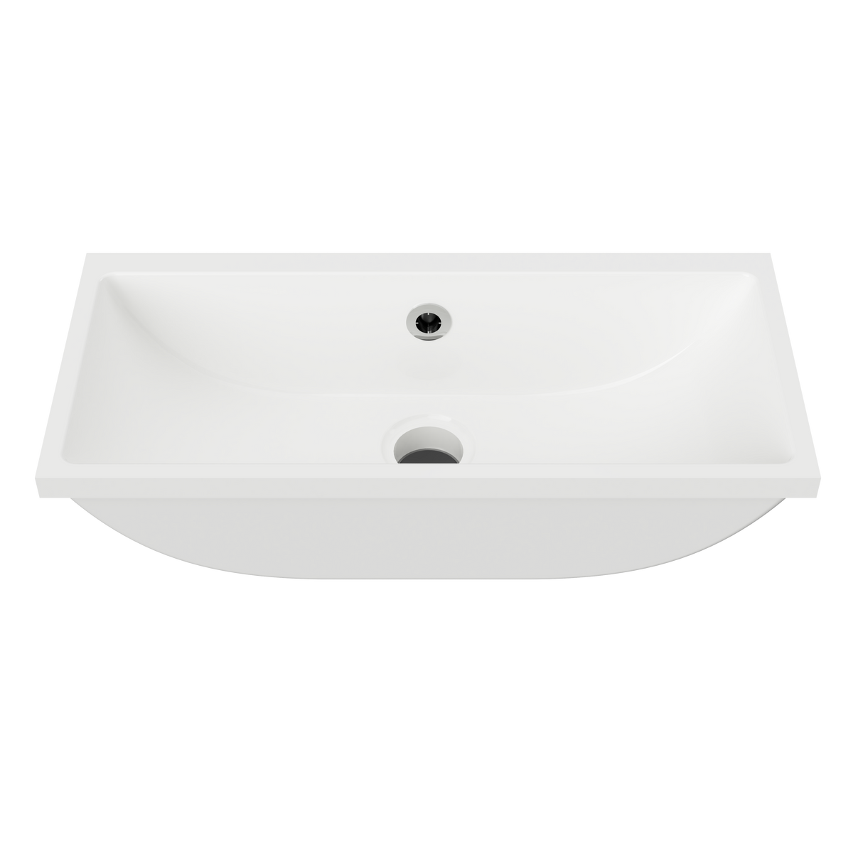 An image of Timberline's Ruby Undermount Basin 530mm White Gloss