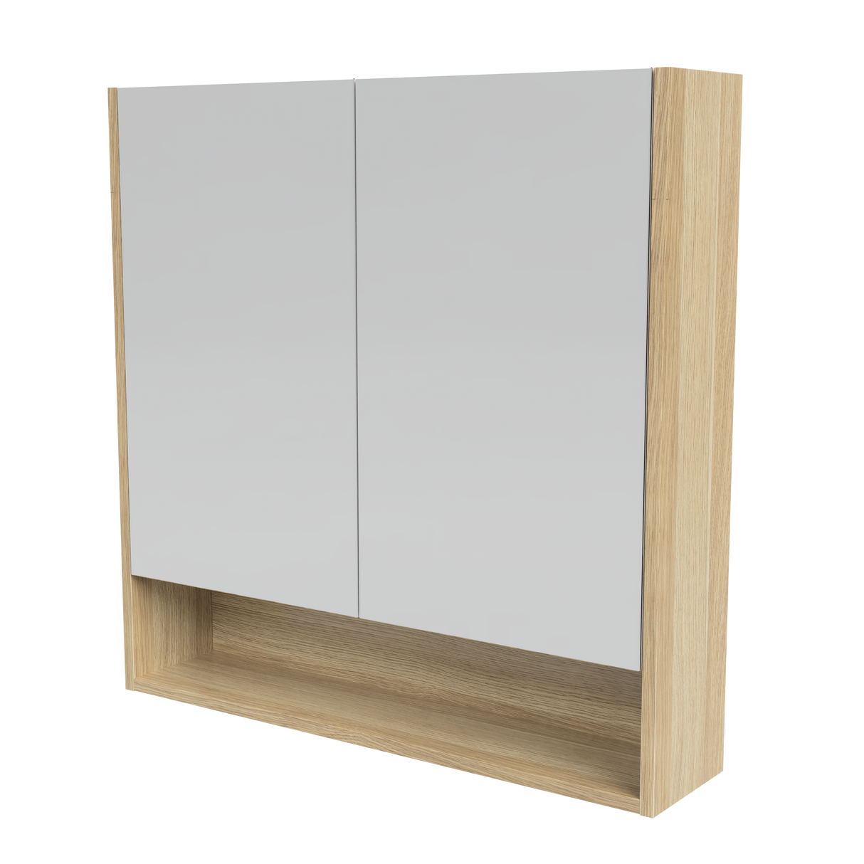 Sanremo Mirror Cabinet 750mm Double Door Gold Collection (SAN-SC-750-D-G)