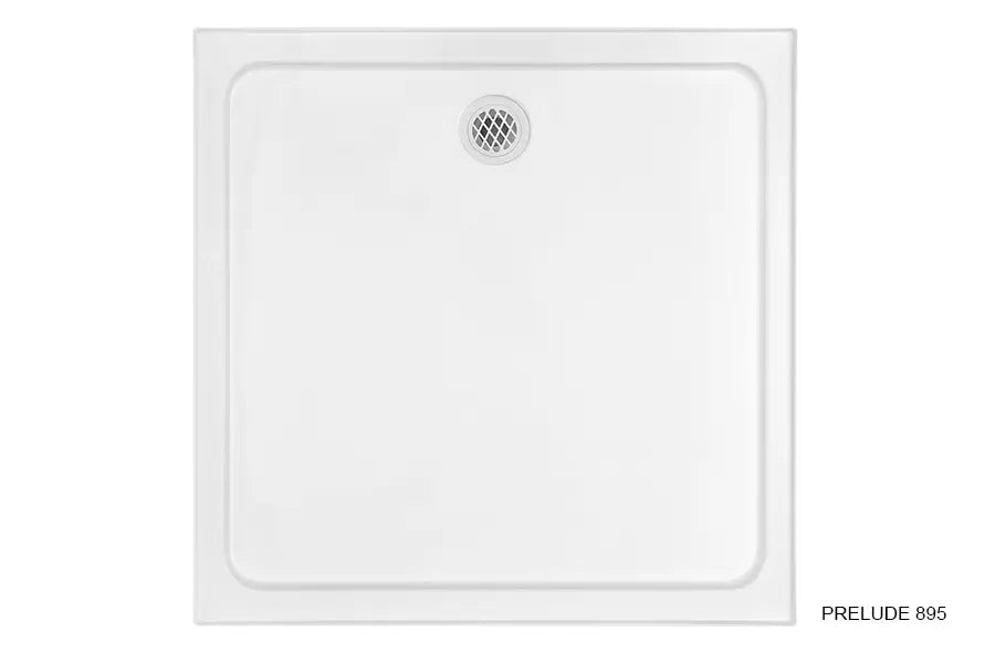 Prelude Shower Base 900 Rear Waste - 4 Tile Bead