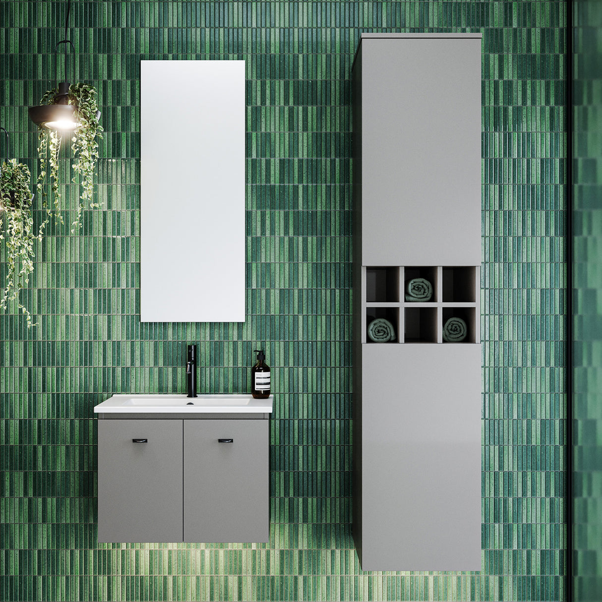 St Clair Tallboy 400mm Wall Hung Gold Collection