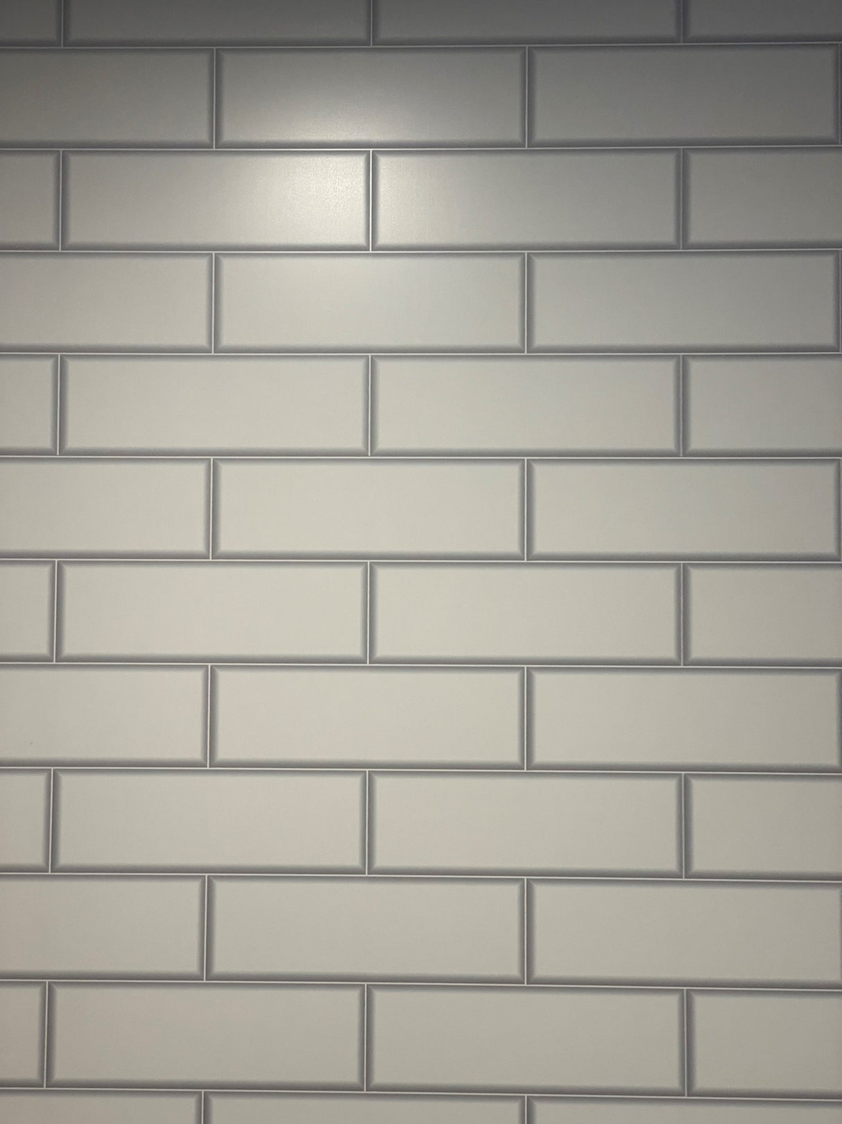 Subway Tile Wet Wall Panel - 2400mm (h) x 1000mm (w) x 10mm (d)