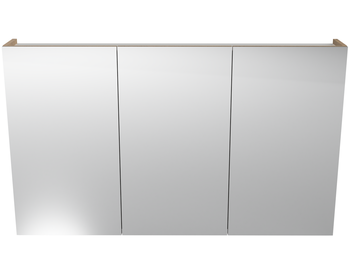 Tennessee Mirror Cabinet 1200mm Three Door Gold Collection (TEN-SC-1200-3-G)