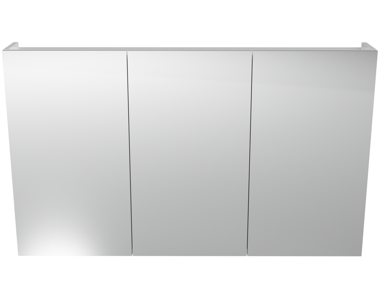 Tennessee Mirror Cabinet 1200mm Three Door Platinum Collection (TEN-SC-1200-3-P)