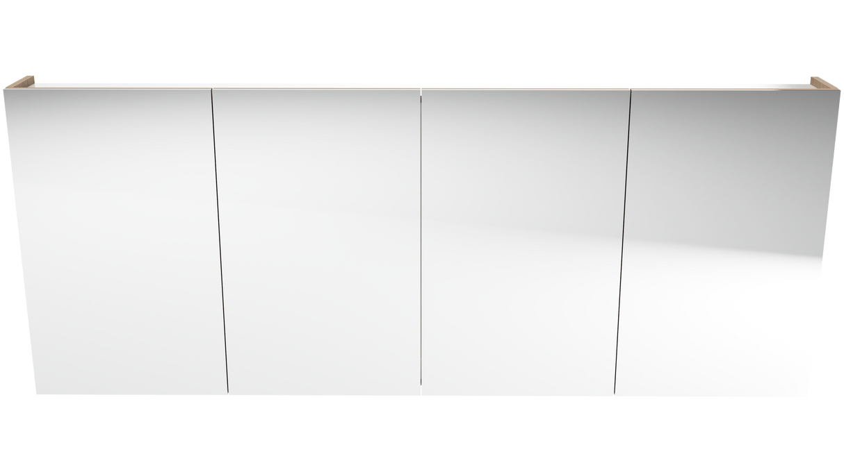 Tennessee Mirror Cabinet 1800mm Four Door Gold Collection (TEN-SC-1800-4-G)