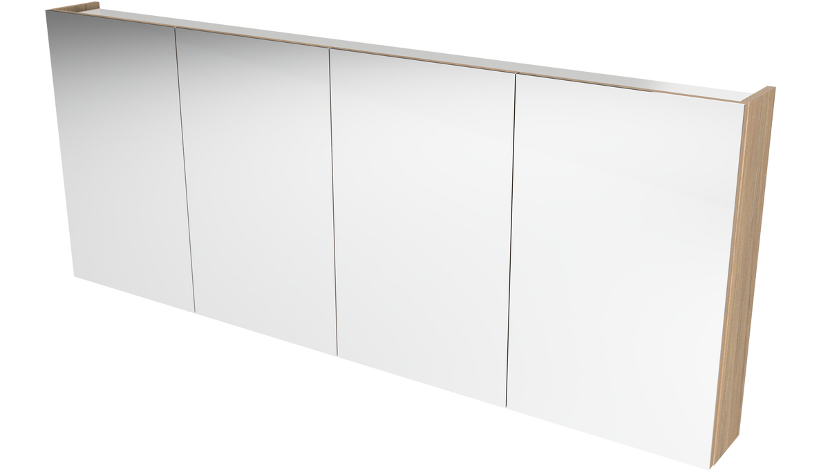 Tennessee Mirror Cabinet 1800mm Four Door Gold Collection (TEN-SC-1800-4-G)