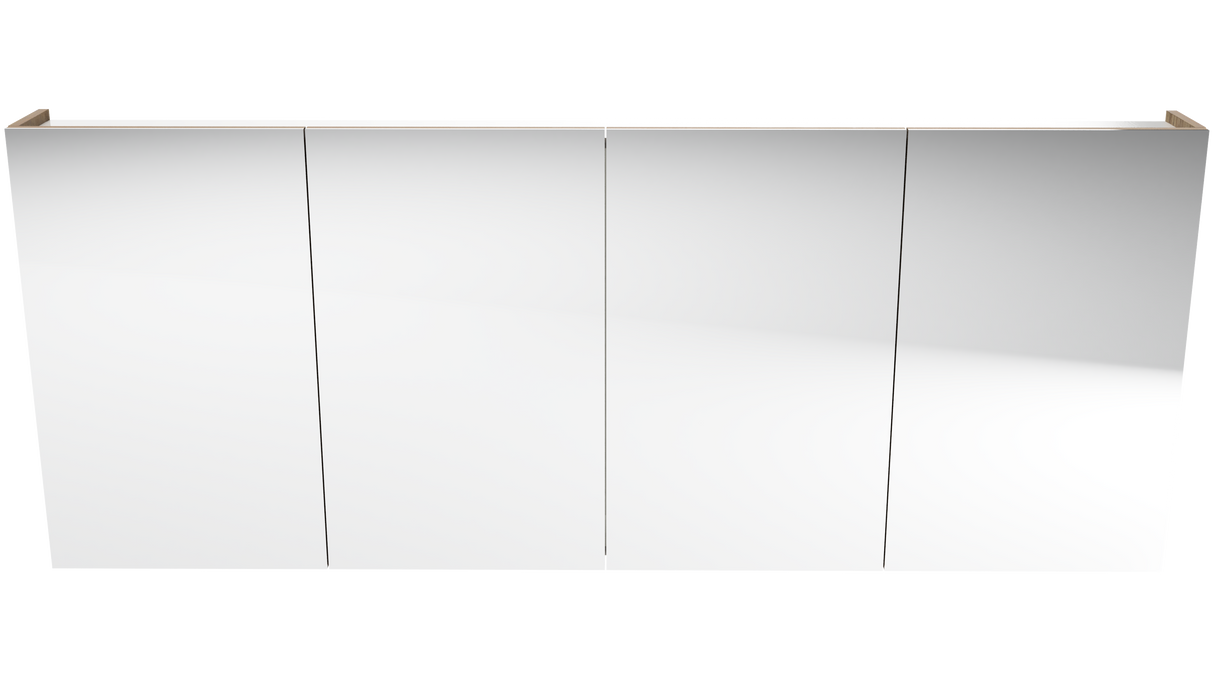Tennessee Mirror Cabinet 1800mm Four Door Gold Collection (TEN-SC-1800-4-G)