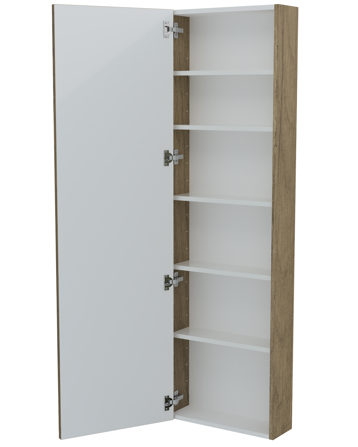 Tennessee Mirror Tallboy 450mm Wall Hung Gold Collection