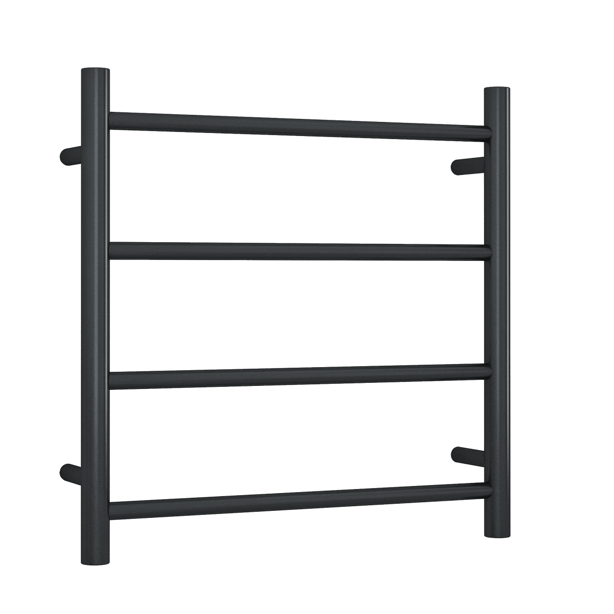 Thermorail Straight/Round 12Volt 550x550x122mm 70Watts 4 Bars - Matt Black