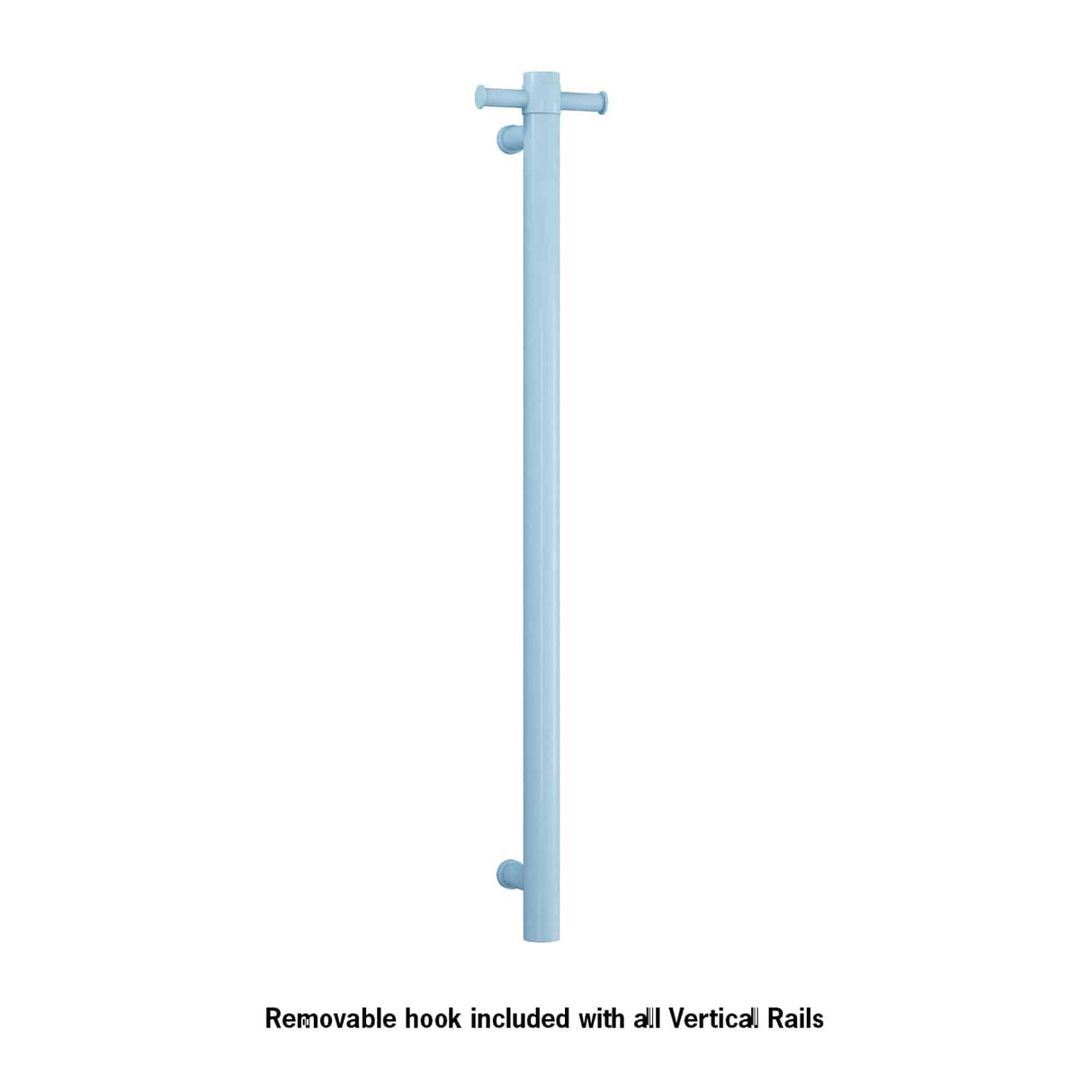 Thermorail Straight/Round 12Volt Vertical Bar 900x142x100mm 26Watts With Optional Hook - Horizon Blue
